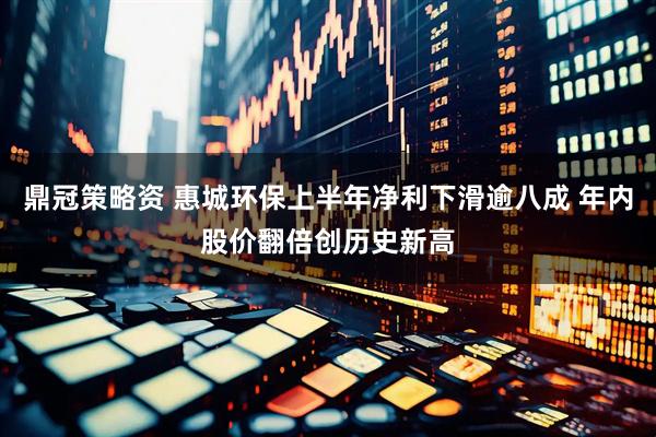 鼎冠策略资 惠城环保上半年净利下滑逾八成 年内股价翻倍创历史新高